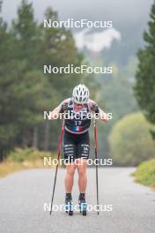 18.10.2023, Font-Romeu, France (FRA): Mélissa Gal (FRA) - Cross-Country training, Font-Romeu (FRA). www.nordicfocus.com. © Authamayou/NordicFocus. Every downloaded picture is fee-liable.