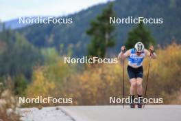 20.10.2023, Ramsau am Dachstein, Austria (AUT): Eero Rantala (FIN) - Cross-Country summer training, Ramsau am Dachstein (AUT). www.nordicfocus.com. © Manzoni/NordicFocus. Every downloaded picture is fee-liable.