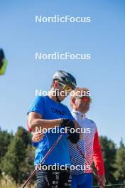 16.09.2023, Font-Romeu, France (FRA): Jules Chappaz (FRA) - Cross-Country training, Font-Romeu (FRA). www.nordicfocus.com. © Authamayou/NordicFocus. Every downloaded picture is fee-liable.