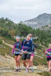 14.10.2023, Font-Romeu, France (FRA): Liv Coupat (FRA) - Cross-Country training, Font-Romeu (FRA). www.nordicfocus.com. © Authamayou/NordicFocus. Every downloaded picture is fee-liable.