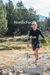 14.10.2023, Font-Romeu, France (FRA): Liv Coupat (FRA) - Cross-Country training, Font-Romeu (FRA). www.nordicfocus.com. © Authamayou/NordicFocus. Every downloaded picture is fee-liable.