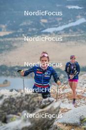 14.10.2023, Font-Romeu, France (FRA): Liv Coupat (FRA) - Cross-Country training, Font-Romeu (FRA). www.nordicfocus.com. © Authamayou/NordicFocus. Every downloaded picture is fee-liable.