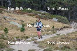 14.10.2023, Font-Romeu, France (FRA): Delphine Claudel (FRA) - Cross-Country training, Font-Romeu (FRA). www.nordicfocus.com. © Authamayou/NordicFocus. Every downloaded picture is fee-liable.