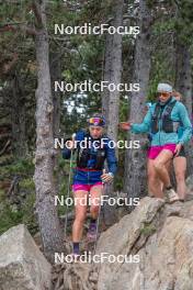 14.10.2023, Font-Romeu, France (FRA): Juliette Ducordeau (FRA) - Cross-Country training, Font-Romeu (FRA). www.nordicfocus.com. © Authamayou/NordicFocus. Every downloaded picture is fee-liable.