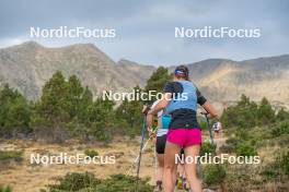 14.10.2023, Font-Romeu, France (FRA): Eve Ondine Duchaufour (FRA) - Cross-Country training, Font-Romeu (FRA). www.nordicfocus.com. © Authamayou/NordicFocus. Every downloaded picture is fee-liable.