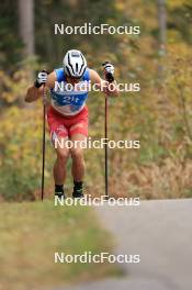 20.10.2023, Ramsau am Dachstein, Austria (AUT): Lukas Mrkonjic (AUT) - Cross-Country summer training, Ramsau am Dachstein (AUT). www.nordicfocus.com. © Manzoni/NordicFocus. Every downloaded picture is fee-liable.