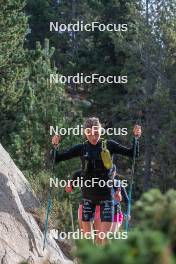 14.10.2023, Font-Romeu, France (FRA): Maelle Veyre (FRA) - Cross-Country training, Font-Romeu (FRA). www.nordicfocus.com. © Authamayou/NordicFocus. Every downloaded picture is fee-liable.