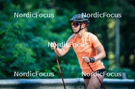 20.07.2023, Lavaze, Italy (ITA): Helen Hoffmann (GER) - Cross-Country summer training, Lavaze (ITA). www.nordicfocus.com. © Barbieri/NordicFocus. Every downloaded picture is fee-liable.