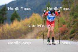 20.10.2023, Ramsau am Dachstein, Austria (AUT): Benjamin Moser (AUT) - Cross-Country summer training, Ramsau am Dachstein (AUT). www.nordicfocus.com. © Manzoni/NordicFocus. Every downloaded picture is fee-liable.