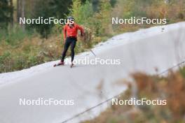 19.10.2023, Ramsau am Dachstein, Austria (AUT): Mika Vermeulen (AUT) - Cross-Country summer training, Ramsau am Dachstein (AUT). www.nordicfocus.com. © Manzoni/NordicFocus. Every downloaded picture is fee-liable.