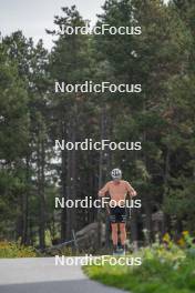 17.09.2023, Font-Romeu, France (FRA): Théo Schely (FRA) - Cross-Country training, Font-Romeu (FRA). www.nordicfocus.com. © Authamayou/NordicFocus. Every downloaded picture is fee-liable.