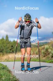 23.09.2023, Font-Romeu, France (FRA): Clément Parisse (FRA) - Cross-Country training, Font-Romeu (FRA). www.nordicfocus.com. © Authamayou/NordicFocus. Every downloaded picture is fee-liable.