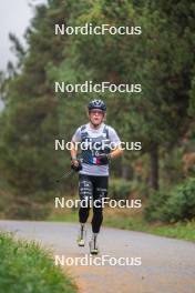 18.10.2023, Font-Romeu, France (FRA): Flora Dolci (FRA) - Cross-Country training, Font-Romeu (FRA). www.nordicfocus.com. © Authamayou/NordicFocus. Every downloaded picture is fee-liable.