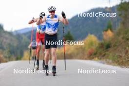 20.10.2023, Ramsau am Dachstein, Austria (AUT): Ville Ahonen (FIN) - Cross-Country summer training, Ramsau am Dachstein (AUT). www.nordicfocus.com. © Manzoni/NordicFocus. Every downloaded picture is fee-liable.