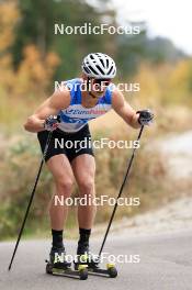 20.10.2023, Ramsau am Dachstein, Austria (AUT): Mario Schloegel (AUT) - Cross-Country summer training, Ramsau am Dachstein (AUT). www.nordicfocus.com. © Manzoni/NordicFocus. Every downloaded picture is fee-liable.