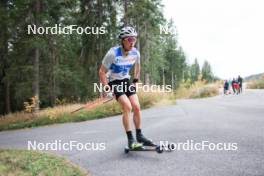 20.10.2023, Ramsau am Dachstein, Austria (AUT): Kilian Kehrer (AUT) - Cross-Country summer training, Ramsau am Dachstein (AUT). www.nordicfocus.com. © Manzoni/NordicFocus. Every downloaded picture is fee-liable.