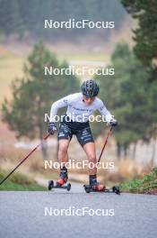 18.10.2023, Font-Romeu, France (FRA): Juliette Ducordeau (FRA) - Cross-Country training, Font-Romeu (FRA). www.nordicfocus.com. © Authamayou/NordicFocus. Every downloaded picture is fee-liable.