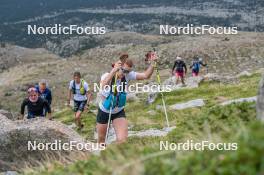 14.10.2023, Font-Romeu, France (FRA): Mélissa Gal (FRA) - Cross-Country training, Font-Romeu (FRA). www.nordicfocus.com. © Authamayou/NordicFocus. Every downloaded picture is fee-liable.