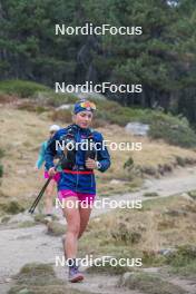 14.10.2023, Font-Romeu, France (FRA): Juliette Ducordeau (FRA) - Cross-Country training, Font-Romeu (FRA). www.nordicfocus.com. © Authamayou/NordicFocus. Every downloaded picture is fee-liable.