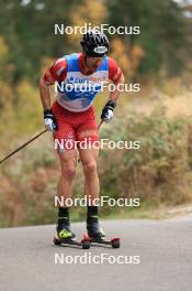 20.10.2023, Ramsau am Dachstein, Austria (AUT): Benjamin Moser (AUT) - Cross-Country summer training, Ramsau am Dachstein (AUT). www.nordicfocus.com. © Manzoni/NordicFocus. Every downloaded picture is fee-liable.