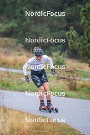 18.10.2023, Font-Romeu, France (FRA): Juliette Ducordeau (FRA) - Cross-Country training, Font-Romeu (FRA). www.nordicfocus.com. © Authamayou/NordicFocus. Every downloaded picture is fee-liable.