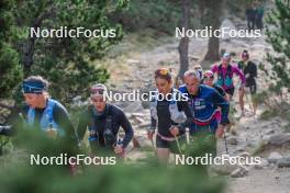 14.10.2023, Font-Romeu, France (FRA): Delphine Claudel (FRA) - Cross-Country training, Font-Romeu (FRA). www.nordicfocus.com. © Authamayou/NordicFocus. Every downloaded picture is fee-liable.