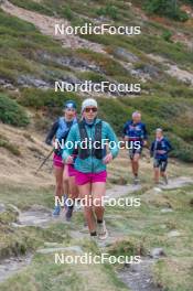 14.10.2023, Font-Romeu, France (FRA): Léna Quintin (FRA) - Cross-Country training, Font-Romeu (FRA). www.nordicfocus.com. © Authamayou/NordicFocus. Every downloaded picture is fee-liable.