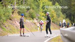 29.09.2023, Oberhof, Germany (GER): Cla-Ursin Nufer (SUI) - Cross-Country training, Oberhof (GER). www.nordicfocus.com. © Reichert/NordicFocus. Every downloaded picture is fee-liable.