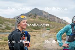 14.10.2023, Font-Romeu, France (FRA): Julie Pierrel (FRA) - Cross-Country training, Font-Romeu (FRA). www.nordicfocus.com. © Authamayou/NordicFocus. Every downloaded picture is fee-liable.