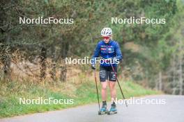 18.10.2023, Font-Romeu, France (FRA): Mélissa Gal (FRA) - Cross-Country training, Font-Romeu (FRA). www.nordicfocus.com. © Authamayou/NordicFocus. Every downloaded picture is fee-liable.