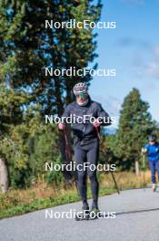 23.09.2023, Font-Romeu, France (FRA): Lucas Chanavat (FRA) - Cross-Country training, Font-Romeu (FRA). www.nordicfocus.com. © Authamayou/NordicFocus. Every downloaded picture is fee-liable.