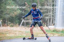 18.10.2023, Font-Romeu, France (FRA): Juliette Ducordeau (FRA) - Cross-Country training, Font-Romeu (FRA). www.nordicfocus.com. © Authamayou/NordicFocus. Every downloaded picture is fee-liable.