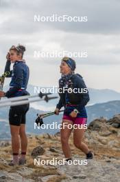 14.10.2023, Font-Romeu, France (FRA): Juliette Ducordeau (FRA) - Cross-Country training, Font-Romeu (FRA). www.nordicfocus.com. © Authamayou/NordicFocus. Every downloaded picture is fee-liable.