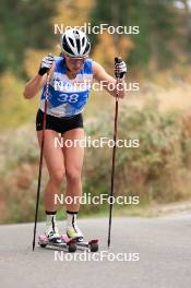 20.10.2023, Ramsau am Dachstein, Austria (AUT): Magdalena Scherz (AUT) - Cross-Country summer training, Ramsau am Dachstein (AUT). www.nordicfocus.com. © Manzoni/NordicFocus. Every downloaded picture is fee-liable.