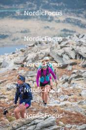 14.10.2023, Font-Romeu, France (FRA): Mélissa Gal (FRA) - Cross-Country training, Font-Romeu (FRA). www.nordicfocus.com. © Authamayou/NordicFocus. Every downloaded picture is fee-liable.