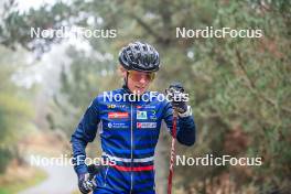 18.10.2023, Font-Romeu, France (FRA): Juliette Ducordeau (FRA) - Cross-Country training, Font-Romeu (FRA). www.nordicfocus.com. © Authamayou/NordicFocus. Every downloaded picture is fee-liable.