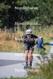 16.09.2023, Font-Romeu, France (FRA): Gaspard Rousset (FRA) - Cross-Country training, Font-Romeu (FRA). www.nordicfocus.com. © Authamayou/NordicFocus. Every downloaded picture is fee-liable.