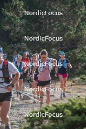 14.10.2023, Font-Romeu, France (FRA): Delphine Claudel (FRA) - Cross-Country training, Font-Romeu (FRA). www.nordicfocus.com. © Authamayou/NordicFocus. Every downloaded picture is fee-liable.