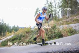 20.10.2023, Ramsau am Dachstein, Austria (AUT): Mario Schloegel (AUT) - Cross-Country summer training, Ramsau am Dachstein (AUT). www.nordicfocus.com. © Manzoni/NordicFocus. Every downloaded picture is fee-liable.