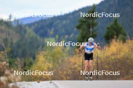 20.10.2023, Ramsau am Dachstein, Austria (AUT): Mario Schloegel (AUT) - Cross-Country summer training, Ramsau am Dachstein (AUT). www.nordicfocus.com. © Manzoni/NordicFocus. Every downloaded picture is fee-liable.