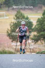 18.10.2023, Font-Romeu, France (FRA): Mélissa Gal (FRA) - Cross-Country training, Font-Romeu (FRA). www.nordicfocus.com. © Authamayou/NordicFocus. Every downloaded picture is fee-liable.