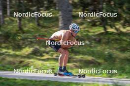 17.09.2023, Font-Romeu, France (FRA): Théo Schely (FRA) - Cross-Country training, Font-Romeu (FRA). www.nordicfocus.com. © Authamayou/NordicFocus. Every downloaded picture is fee-liable.