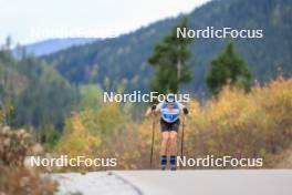 20.10.2023, Ramsau am Dachstein, Austria (AUT): Niilo Moilanen (FIN) - Cross-Country summer training, Ramsau am Dachstein (AUT). www.nordicfocus.com. © Manzoni/NordicFocus. Every downloaded picture is fee-liable.