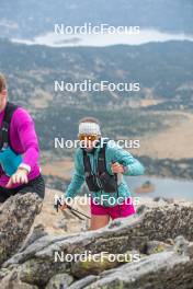 14.10.2023, Font-Romeu, France (FRA): Léna Quintin (FRA) - Cross-Country training, Font-Romeu (FRA). www.nordicfocus.com. © Authamayou/NordicFocus. Every downloaded picture is fee-liable.