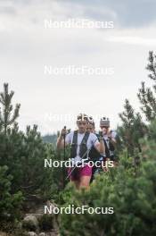 14.10.2023, Font-Romeu, France (FRA): Léna Quintin (FRA) - Cross-Country training, Font-Romeu (FRA). www.nordicfocus.com. © Authamayou/NordicFocus. Every downloaded picture is fee-liable.