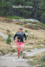 14.10.2023, Font-Romeu, France (FRA): Julie Pierrel (FRA) - Cross-Country training, Font-Romeu (FRA). www.nordicfocus.com. © Authamayou/NordicFocus. Every downloaded picture is fee-liable.