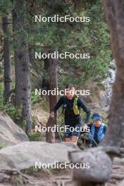 14.10.2023, Font-Romeu, France (FRA): Maelle Veyre (FRA) - Cross-Country training, Font-Romeu (FRA). www.nordicfocus.com. © Authamayou/NordicFocus. Every downloaded picture is fee-liable.