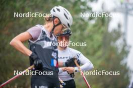 18.10.2023, Font-Romeu, France (FRA): Juliette Ducordeau (FRA) - Cross-Country training, Font-Romeu (FRA). www.nordicfocus.com. © Authamayou/NordicFocus. Every downloaded picture is fee-liable.