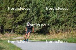 17.09.2023, Font-Romeu, France (FRA): Théo Schely (FRA) - Cross-Country training, Font-Romeu (FRA). www.nordicfocus.com. © Authamayou/NordicFocus. Every downloaded picture is fee-liable.