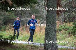 18.10.2023, Font-Romeu, France (FRA): Mélissa Gal (FRA) - Cross-Country training, Font-Romeu (FRA). www.nordicfocus.com. © Authamayou/NordicFocus. Every downloaded picture is fee-liable.